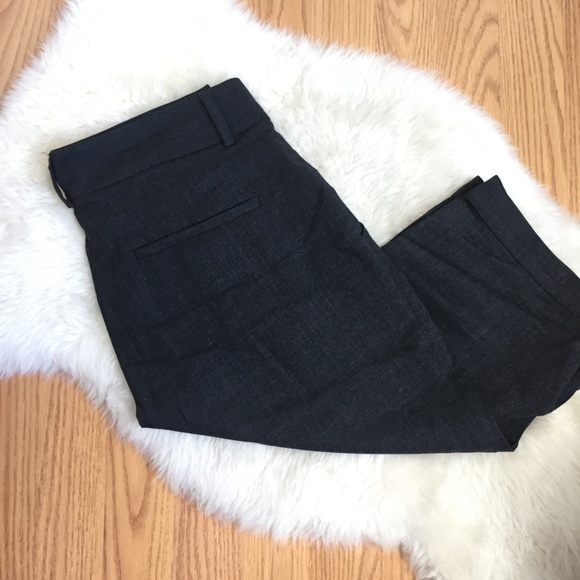 The Factory Charcoal Grey Capri Trousers - Picture 3 of 8